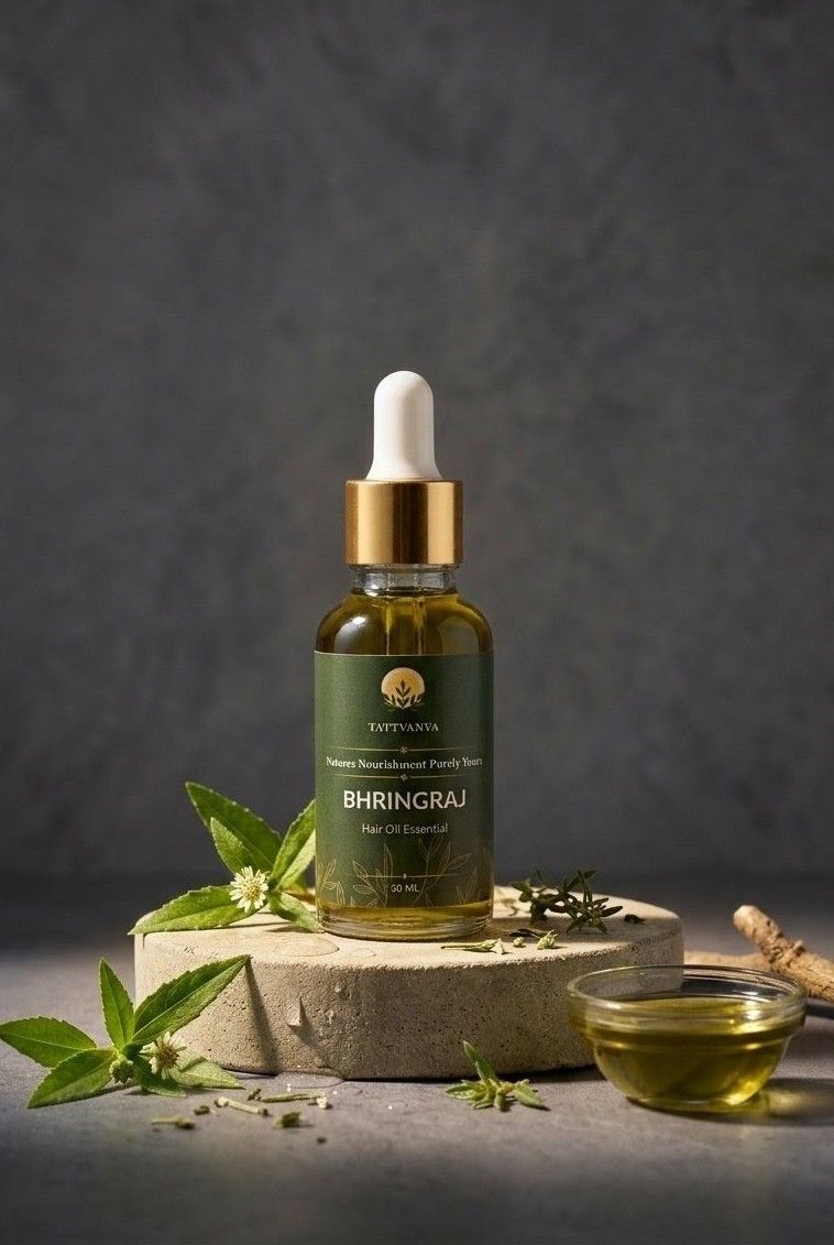 Bhringraj  — 30 ml Ayurvedic hair oil bottle