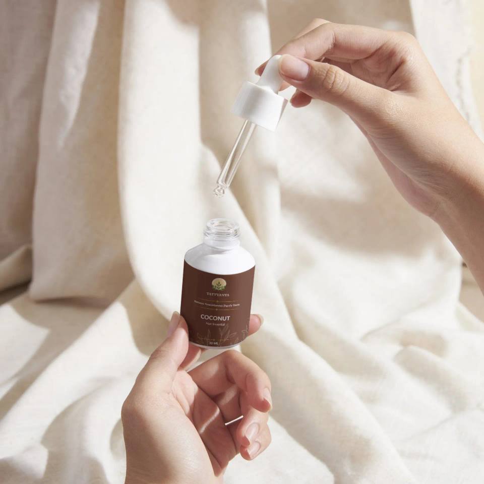 Coconut Hair Essential 30 ml Ayurvedic hair oil bottle